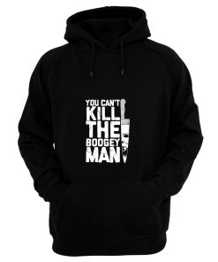 Boogeyman Halloween Horror Distressed Quote Hoodie