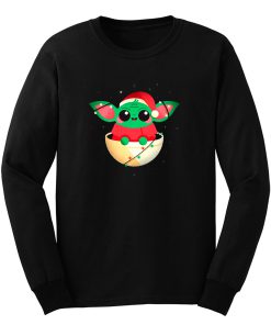 Christmas Cute Baby Yoda Long Sleeve