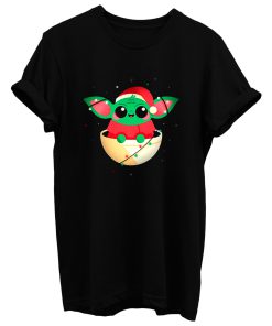 Christmas Cute Baby Yoda T Shirt