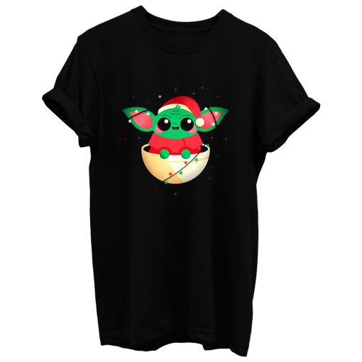 Christmas Cute Baby Yoda T Shirt