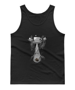 Coffee Ufo Alien Robusta Arabica Barista Nasa Moon Mars Tank Top