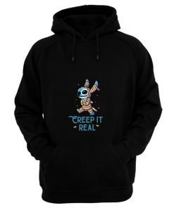 Creep It Real Funny Cute Spooky Stitch Hoodie