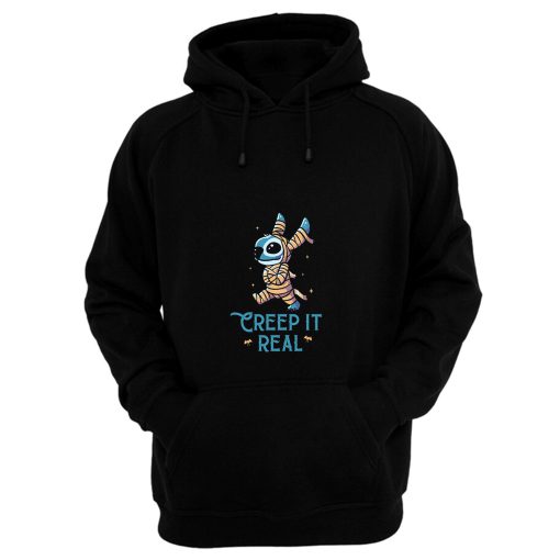 Creep It Real Funny Cute Spooky Stitch Hoodie