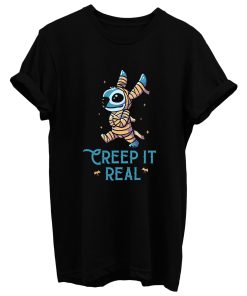 Creep It Real Funny Cute Spooky Stitch T Shirt