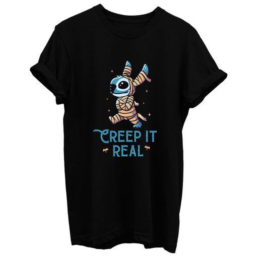 Creep It Real Funny Cute Spooky Stitch T Shirt