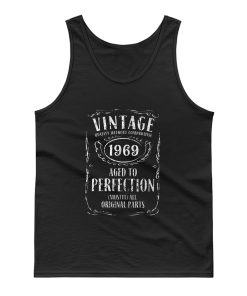 Custom Number Personalised Aged To Perfection Christmas Tank Top