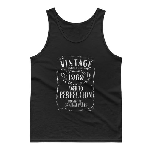 Custom Number Personalised Aged To Perfection Christmas Tank Top