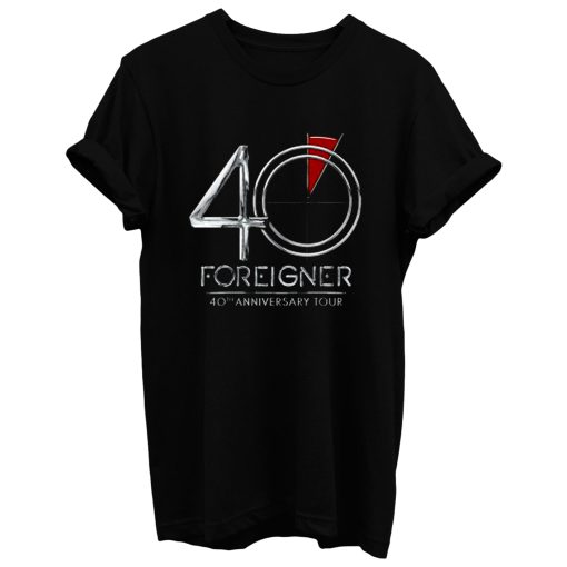 Foreigner 40th Anniversary Tour T Shirt