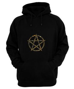 Garden Print Pentagram Hoodie