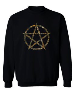 Garden Print Pentagram Sweatshirt
