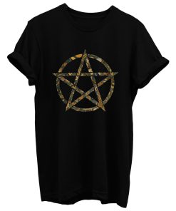 Garden Print Pentagram T Shirt