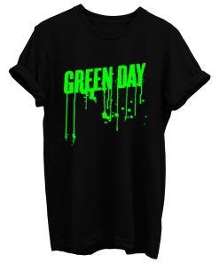 Green Day Green Drip T Shirt