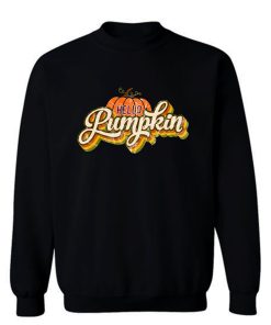 Hello Pumpkin Retro Sweatshirt