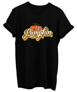 Hello Pumpkin Retro T Shirt