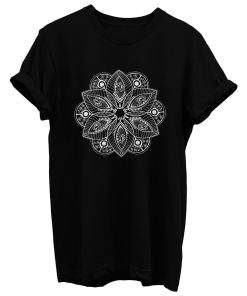 Hinduism Buddhism Cosmos Balance Yoga Boho Festival Hamsa Hand T Shirt