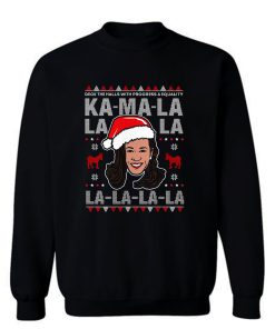 Kamala Harris Deck The Halls Ugly Christmas Sweatshirt