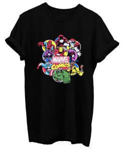 Marvel Comics Hulk Spiderman Iron Man T Shirt