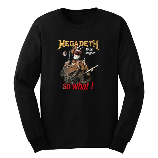 Megadeth So Far Long Sleeve