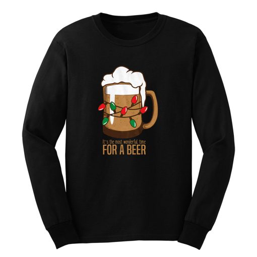 Most Wonderful Time For A Beer Long Sleeve