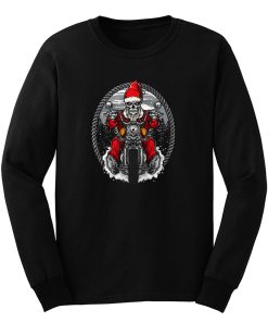 Motorcycle Santa Claus Long Sleeve