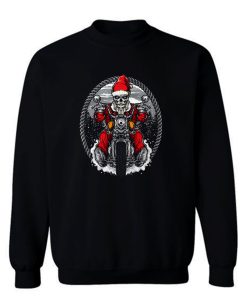 Motorcycle Santa Claus Sweatshirt