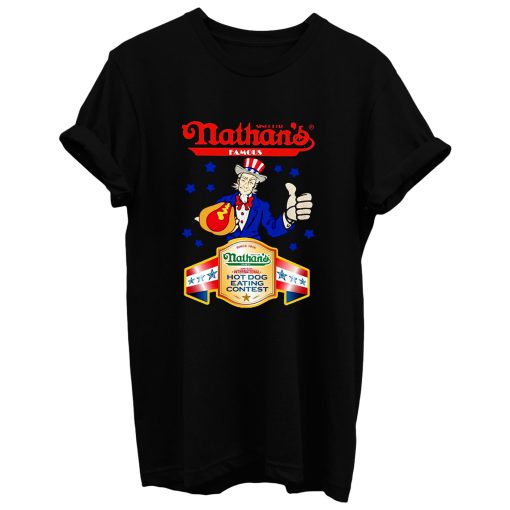 Nathans Famous Hot Dog Since 1916 Eating Contest Stars T Shirt