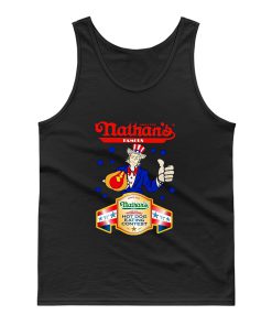 Nathans Famous Hot Dog Since 1916 Eating Contest Stars Tank Top