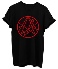 Necronomicon Stars Symbol Metal T Shirt