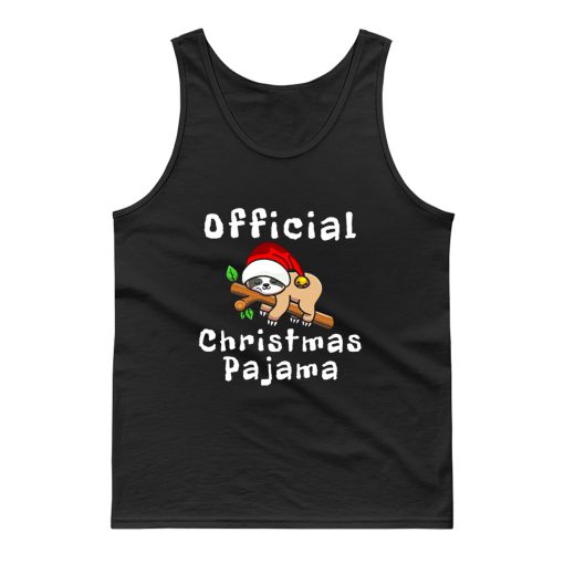 Official Christmas Pajama Tank Top