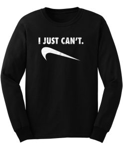 Parody Just Do It Gym Training Workout Mma Boxing Long Sleeve