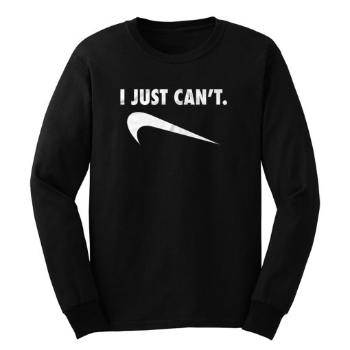 Parody Just Do It Gym Training Workout Mma Boxing Long Sleeve