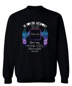 Personalized Name Picture In Loving Memory Sweatshirt