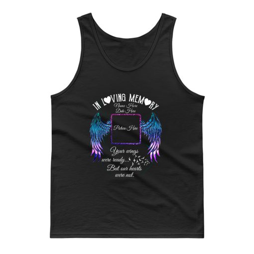 Personalized Name Picture In Loving Memory Tank Top