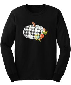 Plaid Pumpkin Floral Long Sleeve