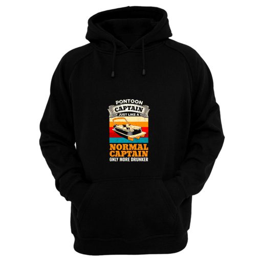 Pontoon Boat Captain Vintage Hoodie