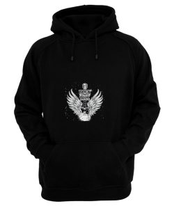 Rock N Roll Wings Guitar Hoodie