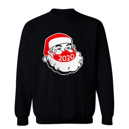 Santa Claus Wearing Face Mask Christmas 2020 Sweatshirt