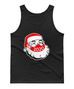 Santa Claus Wearing Face Mask Christmas 2020 Tank Top