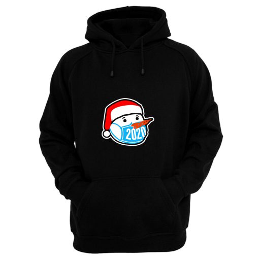 Snowman Wearing Face Mask Christmas 2020 Hoodie