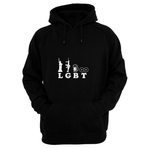 Statue Of Liberty Gun Beer Boobs Titties Parade Funny Trumpusa Hoodie