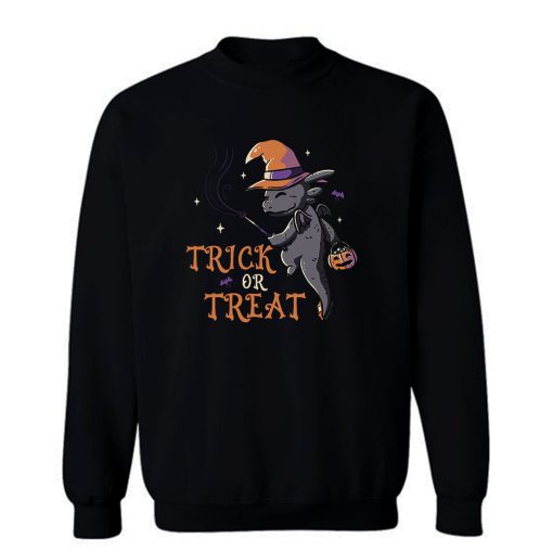 Trick Or Treat Funny Cute Spooky Sweatshirt