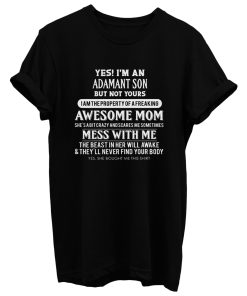 Adamant Son Property Of Mom T Shirt