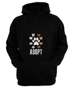 Adopt Cat Hoodie