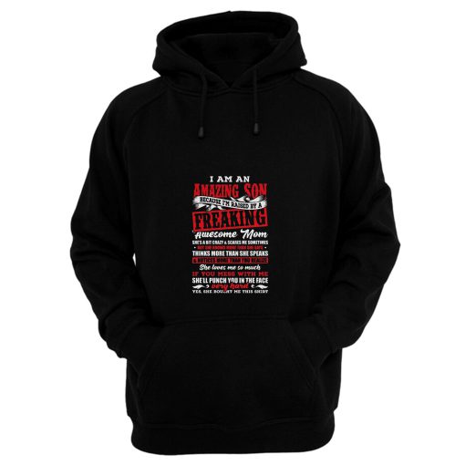Amazing Son Freaking Awesome Mom Hoodie