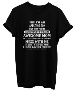 Amazing Son Property Of Mom T Shirt