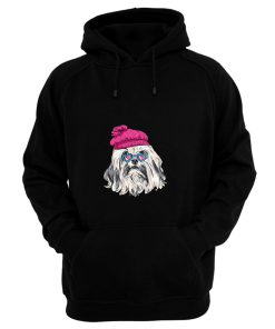 Beautiful Hipster Lowchen Dog Hoodie