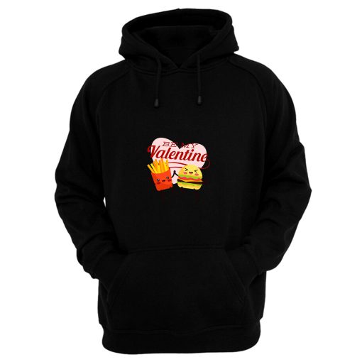 Burger Fries Valentines Day Hoodie