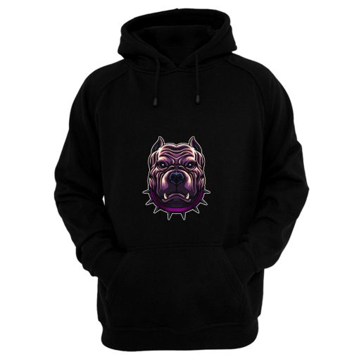 Cool Pitbull Illustration Hoodie