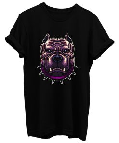 Cool Pitbull Illustration T Shirt