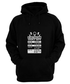 Electrician Hourly Rate Hoodie